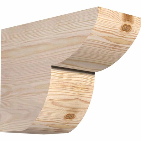 Ekena Millwork Crestline Smooth Rafter Tail, Douglas Fir, 5 1/2"W x 10"H x 12"L RFT06X10X12CRE00SDF